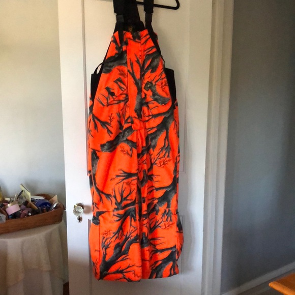 Browning Other - Browning Thermolite Hydro Fleece coveralls. Size Medium. Orange Camo print. EUC.